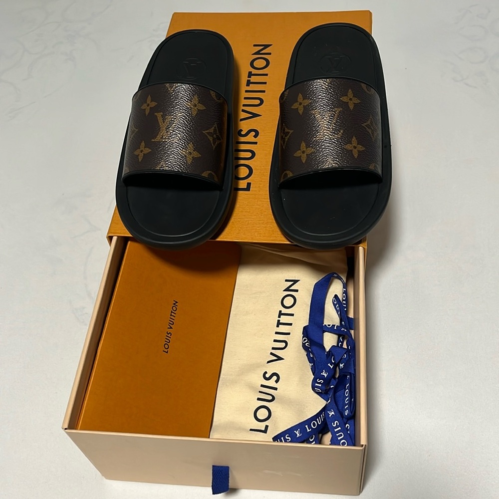 Louis Vuitton Sunbath Monogram Mules